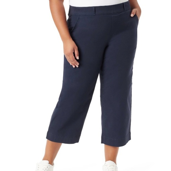 Gloria Vanderbilt Black Ankle Pants - Picture 2 of 3